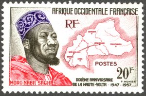Le Moro-Naba, chef de Haute-Volta