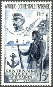 Faidherbe et troupes africaines 1857