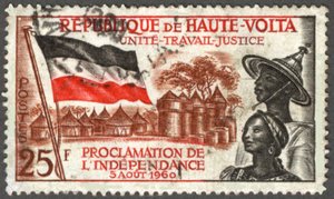 Haute-Volta independante 1960, rebaptisée Burkina 1983