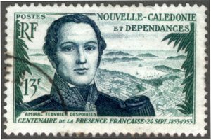 L'amiral Febvrier-Despointes prend possession de Grande-Terre -1853
